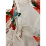 Ces Femme Cold Shoulder Sleeve Floral Dress Boho Bohemian Cottage White Photo 5