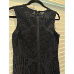 Bardot  Lace Pencil Navy Blue Sexy Sheer Top Midi Dress Date Formal Sz 6 Small‎ Photo 7