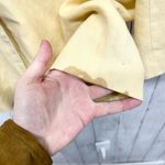 Clifford & Willis Suit Jacket Women Size 8 Yellow Single Breasted 100% Linen Photo 2