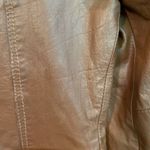 VERO MODA  Button Leather‎ Jacket Brown Medium Photo 10