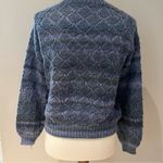 Love Crazy | Diamond Knit Sweater Blue Size undefined Photo 3