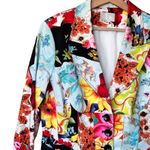 Alberto Makali VTG  14 Y2K Art to Wear Bright Colorful Jacket Made In USA Photo 5