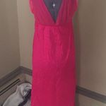 Vintage 80s Red Sleep Gown Size M Photo 2