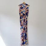 NEW Favorite Daughter The Sleeveless Nita Dress Winter Bloom SMALL Blue Photo 8