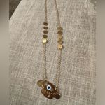 Evil eye necklace. Stainless steel gold filled. Photo 3