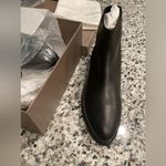 BCBGMAXAZRIA New  Black Cow Leather Ankle Boots 9.5 Collin Photo 5