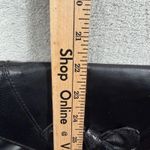 Vintage Gitano Bag Black Crossbody Faux Leather Envelope Clutch Bow Detail 80s Photo 15