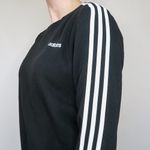 Adidas  Women Essentials 3-Stripes Sweatshirt Black Photo 7