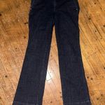 Banana Republic dark wash wide leg 26P denim trousers Photo 0
