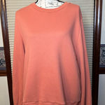 A New Day XXL Orange Crew Neck Sweatshirt Photo 0