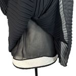 ZARA  Basic Collection Small Top Sleeveless Lace Accordion Pleats Lined Keyhole Photo 3