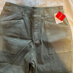 Spanx Stretch Twill Straight Leg Pants In Color Olive Oil Photo 2
