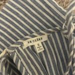 En Crême En Crème Romper Blue and White Striped  Photo 2