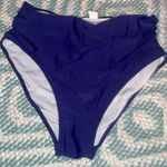 Tempt Me Navy Blue High-Waisted Bikini Bottom XL Photo 1