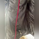 American Rag Zip Button Up Removable Fur Trim Hoodie Puffer Vest Zipper Pockets Photo 3