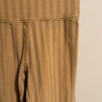 Aerie  Original Wide Leg Flare High Waisted Ribbed Legging Mustard- Size Small Photo 3