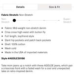 AGOLDE  criss cross high waisted Jean in suburbia NEW Photo 5