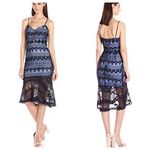 Parker  Kane Lace Dress Aquarius NWT Sz L Photo 2
