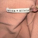 Alice + Olivia Hester rose tan oversized knit ribbed XS/S coat Photo 4