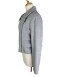 Mac & Jac Wool Blend Moto Jacket Gray Size M Size M Photo 5