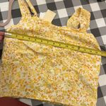 Monteau New Women’s Linen blend Floral Yellow Women's Top Size Large NWT Photo 11