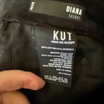 Kut From The Kloth  size 12P skinny ankle black corduroy pants. 26” inseam Photo 9