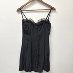 Princess Polly  Floreto Bustier Lace Trim Dress Black Size 4 Photo 6