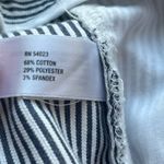 Gap • White Navy Railroad Stripe Slim Crop Pants Photo 4