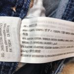 Hollister Women’s Butterfly Embroidered Medium Wash Rolled Hem Denim Jean Shorts Photo 9