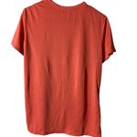 Nike  Women’s Athletic Sporty Workout Crew Neck Short Sleeve Orange T-Shirt Sz L Photo 7