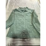 Universal Threads Universal Thread Sage Green Denim Utility Jean Jacket Size M Photo 1