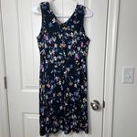 Philosophy NWOT‎  women’s black multicolor floral sleeveless stretch knee dress S Photo 4