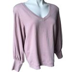 Nation Ltd  Neva V Neck Sweatshirt in
Flirt, Sz M Photo 6