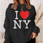 Black 'I Love NY' Sweater / XL / Excellent condition Photo 0