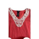 Premise LINEN Coral Tunic Shirt size M Photo 5