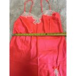 Victoria's Secret  Pink‎ Satin Slip Dress Lace Trim Nightgown Lingerie L Photo 9