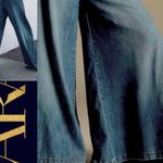 ZARA NWT MID-RISE PALAZZO LEG FULL LENGTH RIGID Ultra wide leg palazzos jeans 6 Photo 2