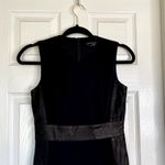 Theory  Taline C Leather Panel Dress Lambskin Size 00 Edgy Moto Office Siren Photo 4