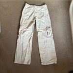 Mango Cream Cargo Pants with Relaxed Fit Photo 1