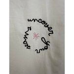 Mango Fight Against Cancer Solidarity T-Shirt Embroidered Message White Size 2XL Photo 2