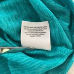 Xersion women’s athletic top short sleeves V neck turquoise blue size Medium Photo 7