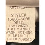MOTHER SNACKS Utility High Waisted Twizzy Ankle Carpenter Barrel Jeans 32 Blue Photo 6