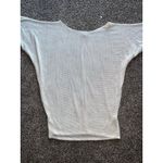 White Birch  Women's White Open Knit Oversized Top Size Large‎ Photo 1