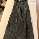 Urban Outfitters  Corduroy Grunge Cottagecore Frayed Hem Button Front Dress Small Photo 4