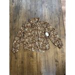 Paige Silk Marcela Blouse Cinnamon MultiButterfly Size XS $299 Academia Photo 1