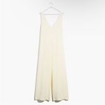 Madewell NWT  Size Large NF563 Lightestspun Tie Back Cover Up Jumpsuit Lighthouse Photo 11