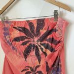 Maurice's Y2K Tube Top Palm Trees Coral Stretch Coconut Girl Tropical Bratz Doll Top 1X Photo 4