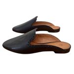 Frye  Gwen Pickstitch Leather Mule Slide Size 7.5 Black Photo 7