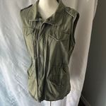 Fresh New York Olive Utility Vest – Streetwear Tactical Layer Green Size M Photo 6