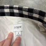 J.Crew Size 2 Trendy Chic Black/Ivory Buffalo Check Wool-Blend Blazer Accademia Photo 4